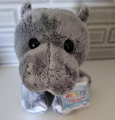 Nwt webkinz gray hippo ganz - nwt,